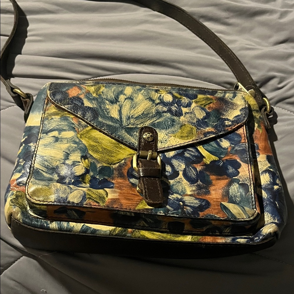 Patricia Nash Blue Clay Crossbody